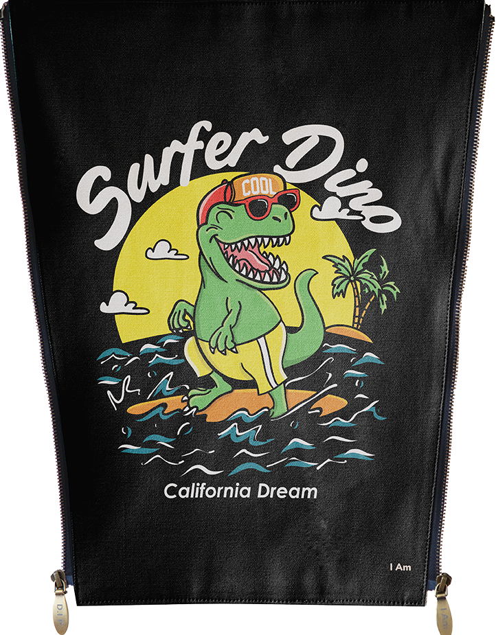 Funny -Surfer dino