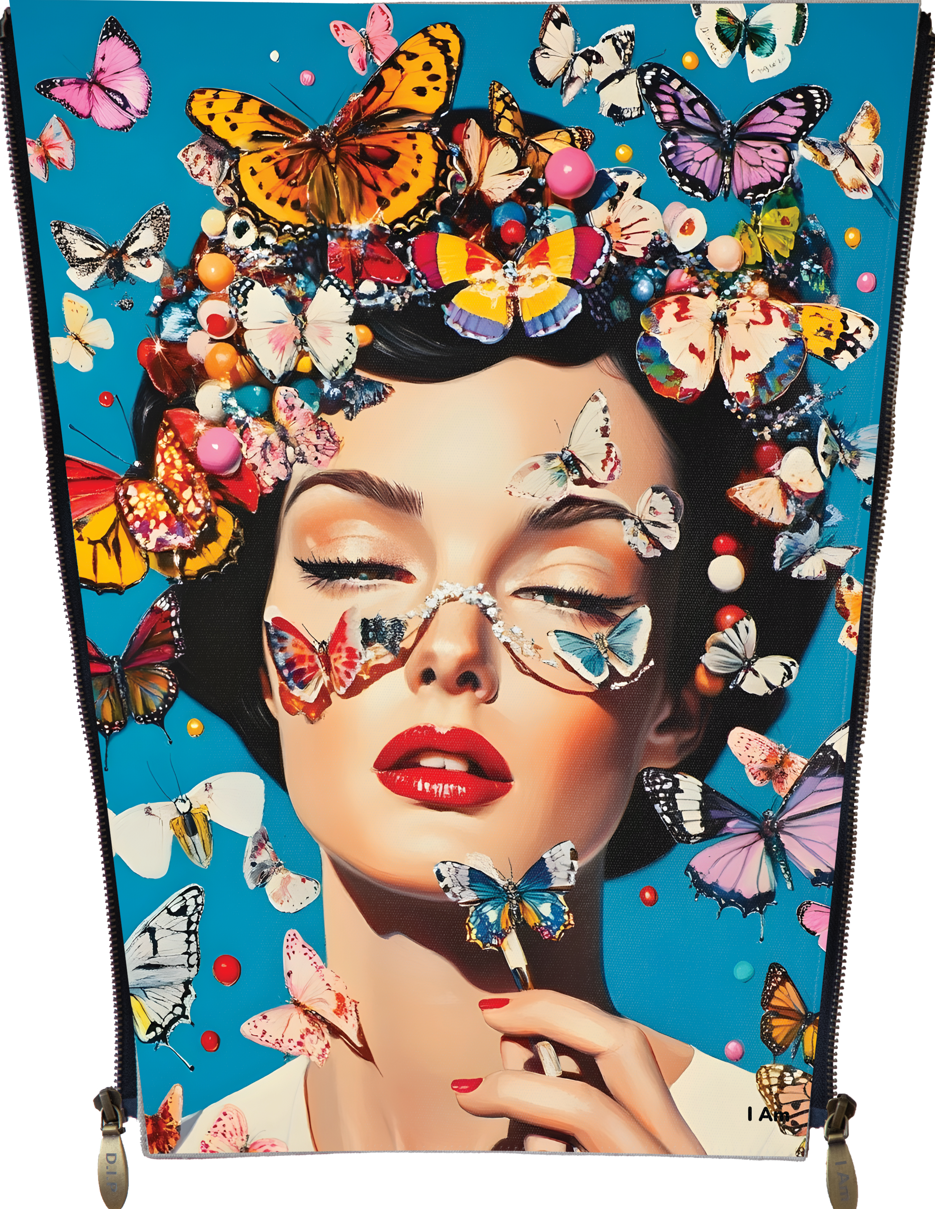 Pop Art - Butterfly woman