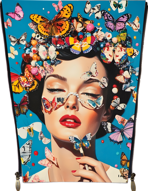 Pop Art - Butterfly woman