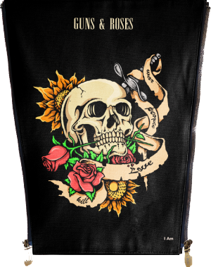 One of a kind - Skull with roses