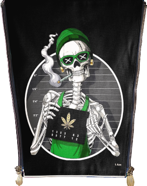 One of a kind -Stoned skeleton