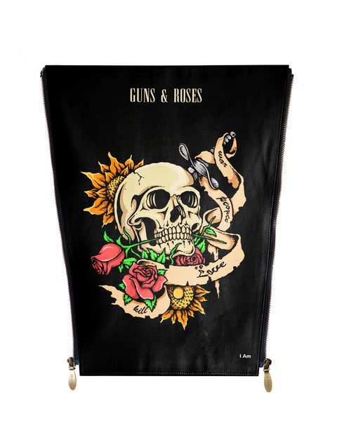 Different -Skull with roses