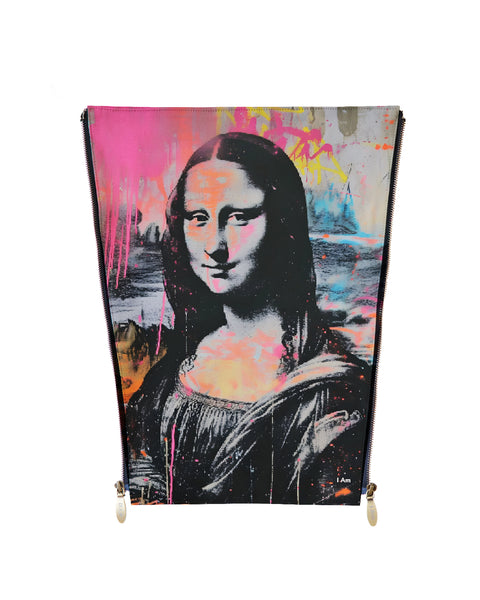 Pop-art -Mona Lisa graffiti