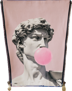 Pop-art -Bubblegum Hermes